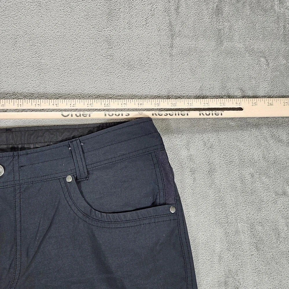 Kuhl Pants Mens 38x30 Renegade Aktion Gray Stretch Nylon Hiking Zip Pocket
